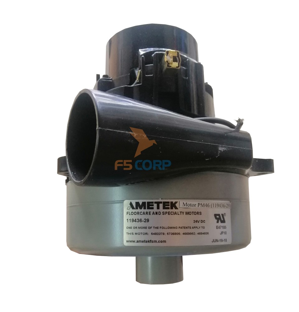 Motor máy chà sàn liên hợp Ametek 24V
