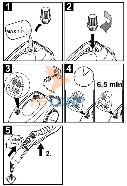 Máy làm sạch bằng hơi nước nóng Karcher SC 2