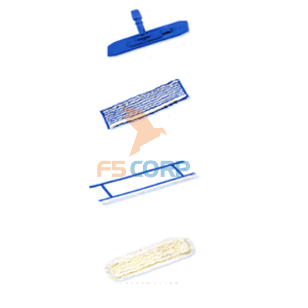 Giẻ lau sàn khô ướt sợi polyeste pha cotton KLEANWAY KWWM 4403