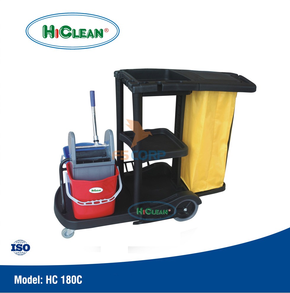 Xe đẩy dọn phòng HiClean HC 180C