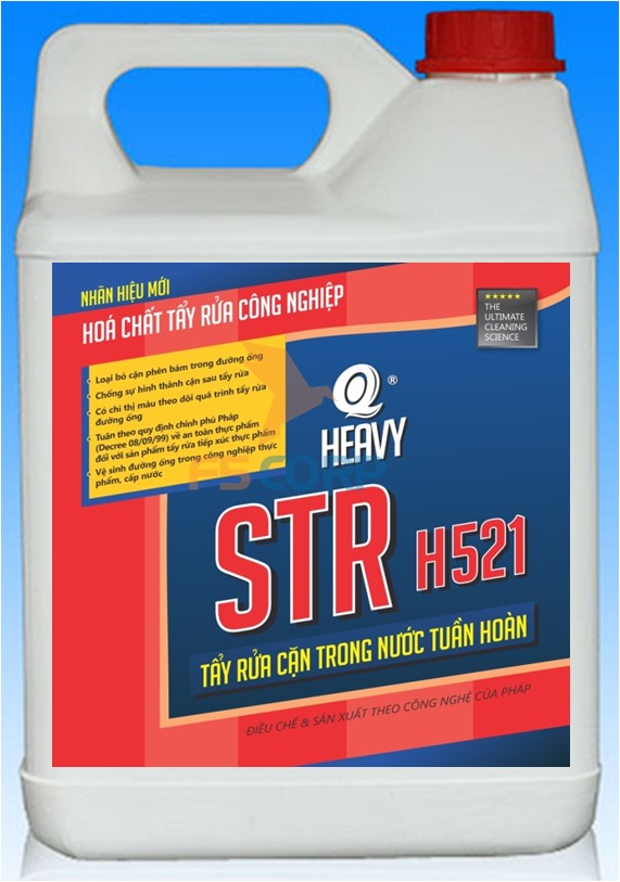 Hóa chất loại bỏ các vết cặn bám trong các đường ống nước STR H-521