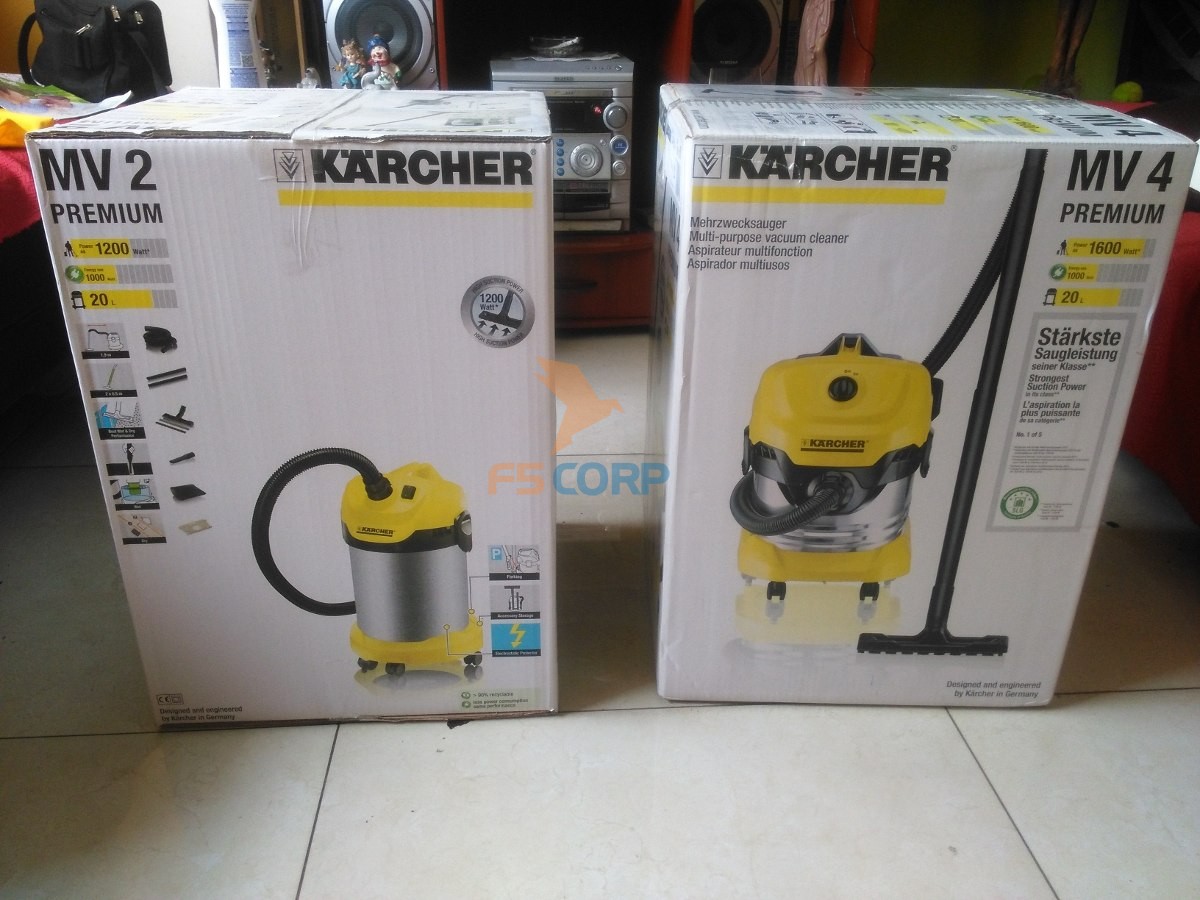 Máy hút bụi khô và ướt Karcher MV 2 Premium