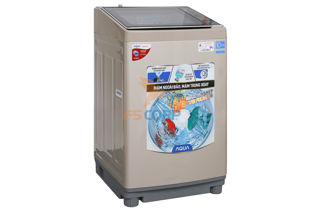 Máy giặt Aqua Inverter 10,5 Kg AQW-DW105AT N