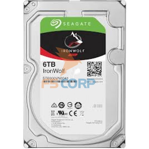 Seagate IronWolf ST6000VN0033 HDD 6TB lưu trữ cho NAS