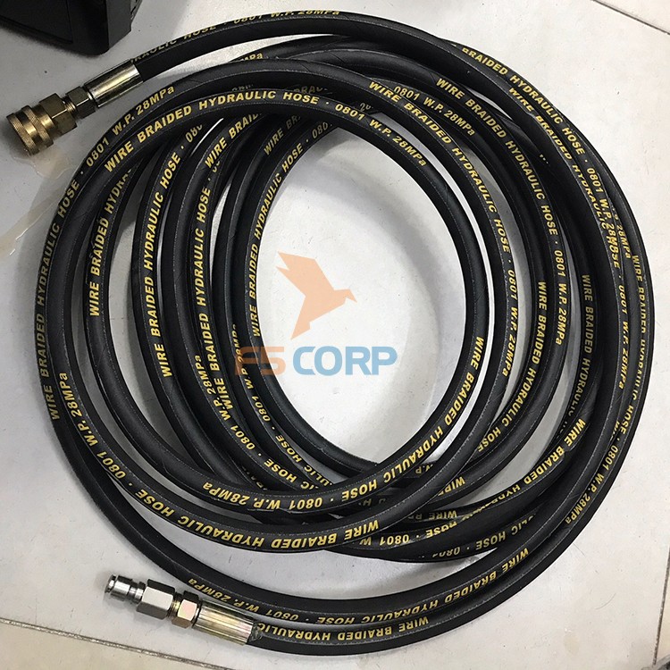 Dây áp lực máy Promac 15 mét, 1 lớp kẽm