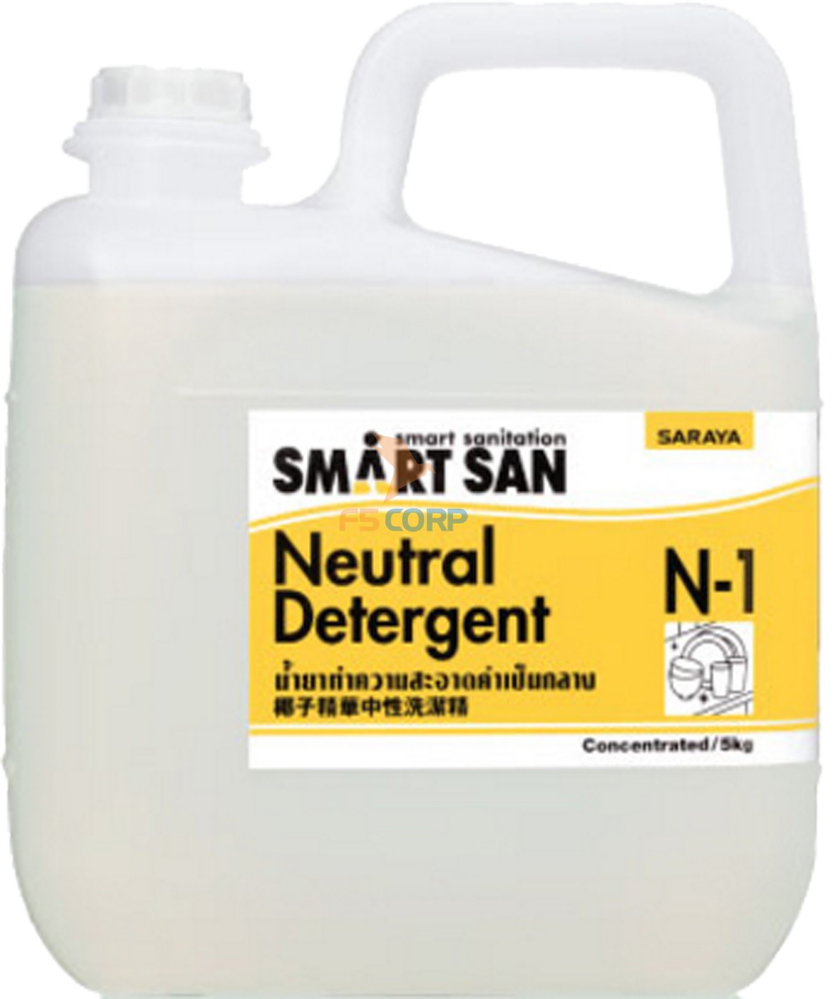 Dung dịch tẩy rửa trung tính rau củ quả  Neutral Detergent N-1