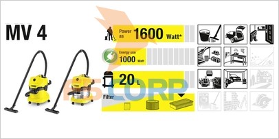 Máy hút bụi Karcher MV 4 Premium