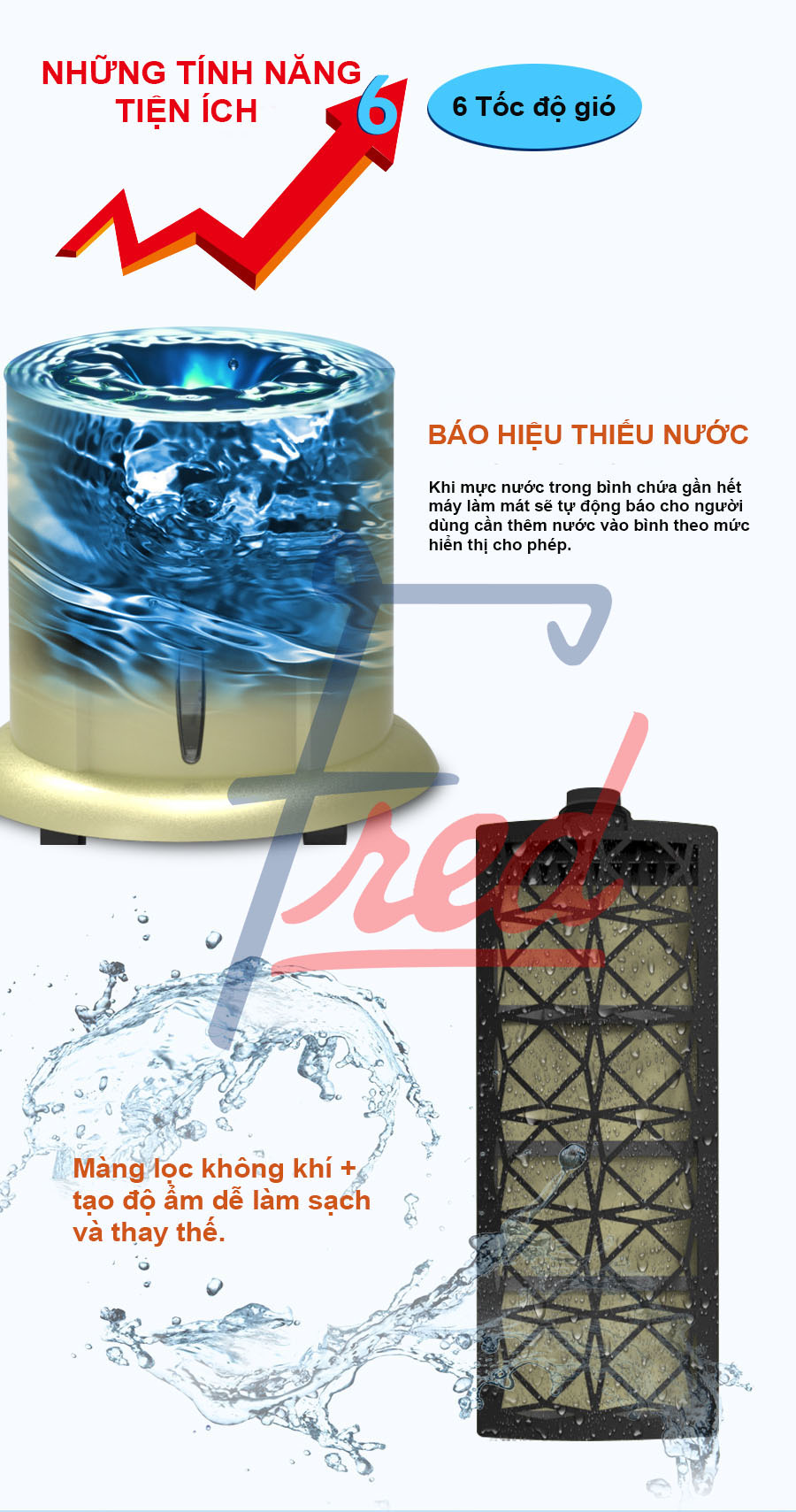 Máy làm mát không khí Fred FR1601