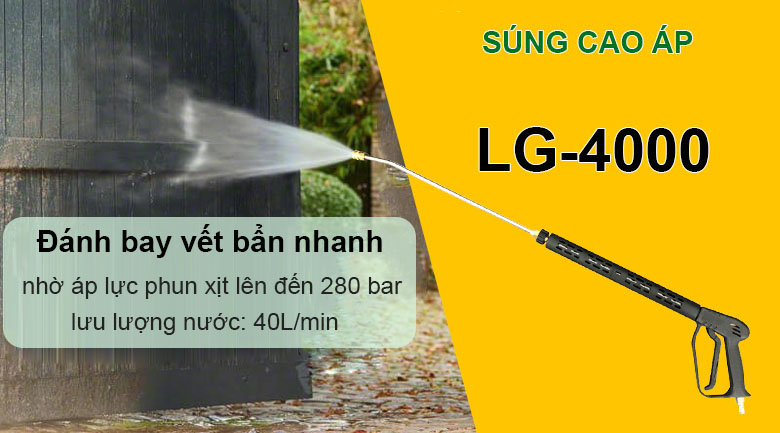 Súng phun rửa xe áp lực cao LG-4000