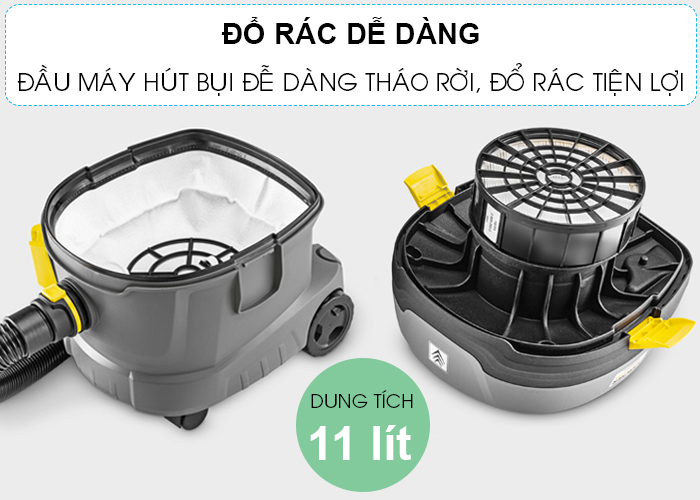 Máy hút bụi công nghiệp Karcher T 11/1 Classic mã 1.527-197.0