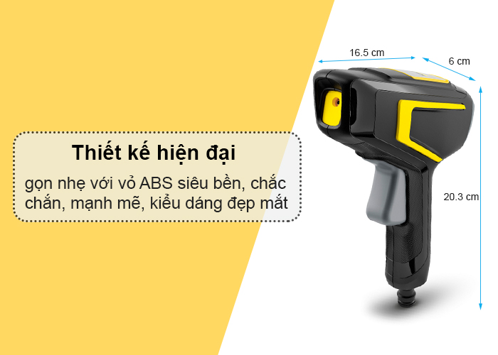 Súng tưới cây tăng áp chạy Pin Karcher WBS 3 mã 1.645-600.0