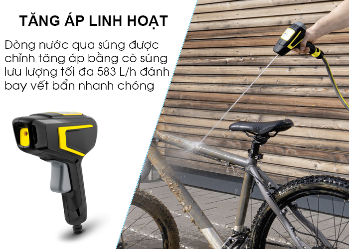 Súng tưới cây tăng áp chạy Pin Karcher WBS 3 mã 1.645-600.0