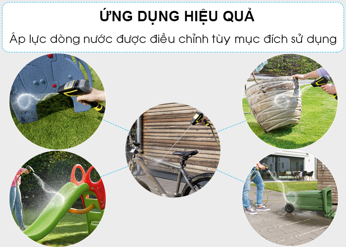 Súng tưới cây tăng áp chạy Pin Karcher WBS 3 mã 1.645-600.0