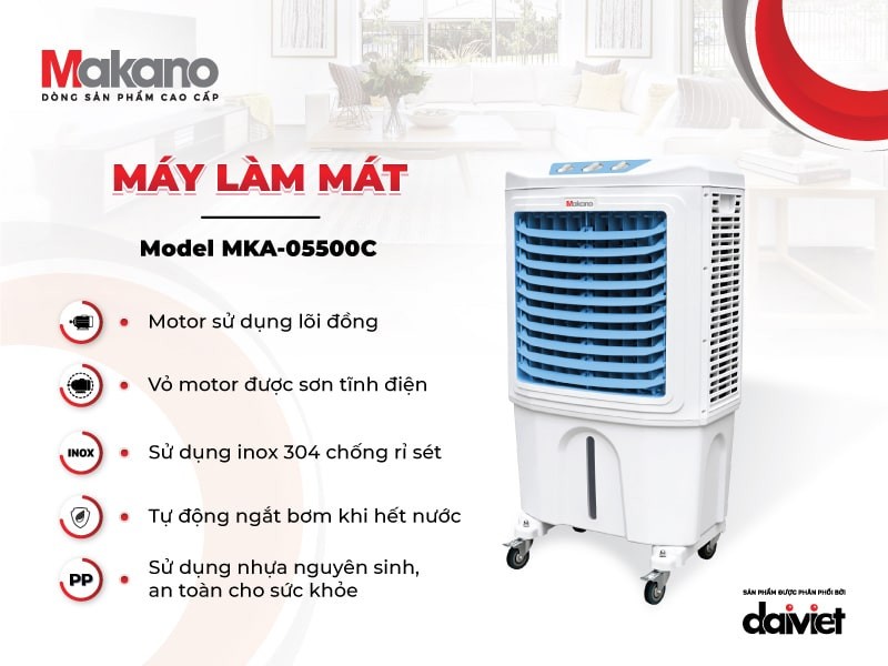 Quạt điều hòa Makano MKA-05500C
