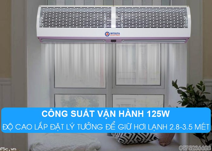 Quạt cắt gió điều hòa có điều khiển Mitsuta FM-1209S-K (1209B-KY)