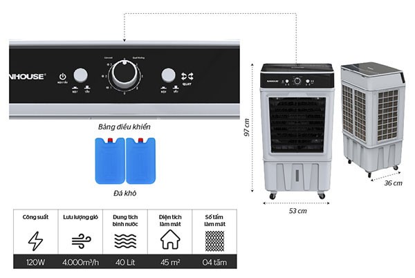 Quạt điều hòa Sunhouse SHD7733
