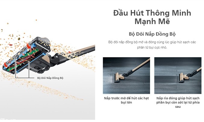 Máy hút bụi Hitachi PV-XFL300 (CG) cầm tay chạy pin