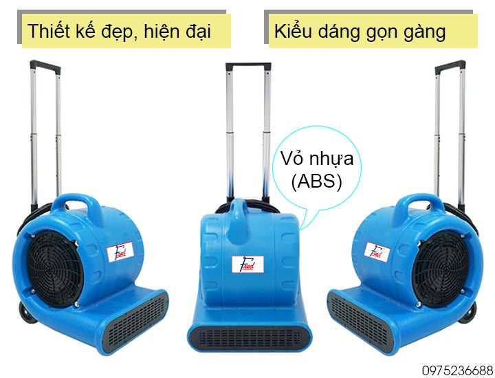 Quạt thổi thảm hai chế độ nóng và mát Fred Fr 4200