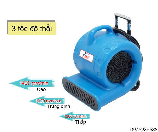 Quạt thổi thảm hai chế độ nóng và mát Fred Fr 4200