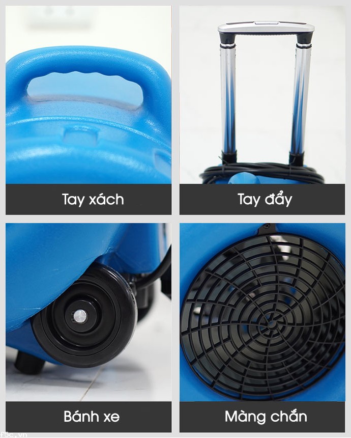 Quạt thổi thảm hai chế độ nóng và mát Fred Fr 4200