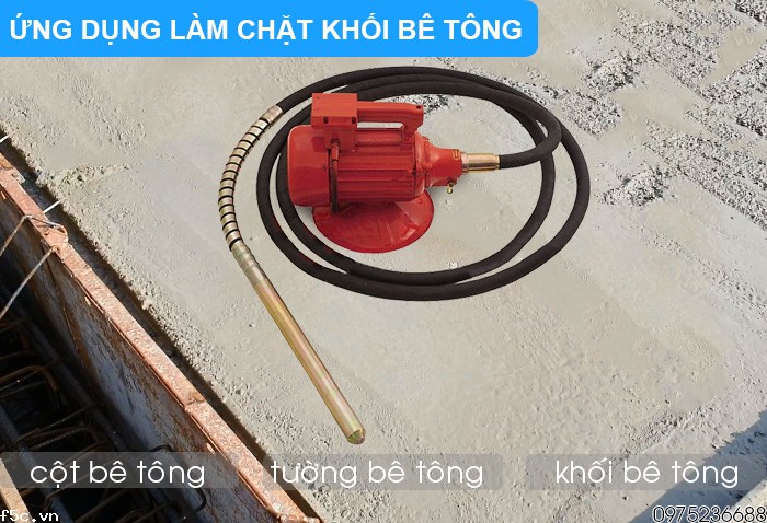 Máy đầm dùi Chady 2.2Kw 220V (380V)