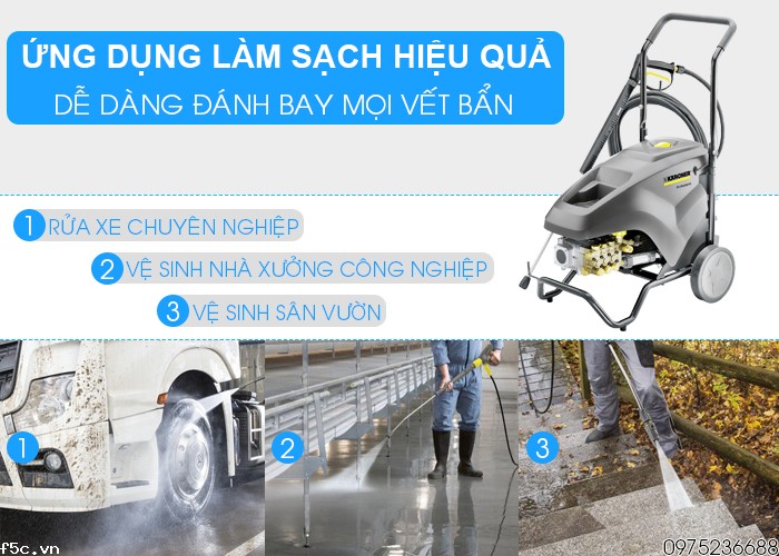 Máy phun xịt áp lực Karcher HD 7/18-4 *KAP mã 1.367-307.0