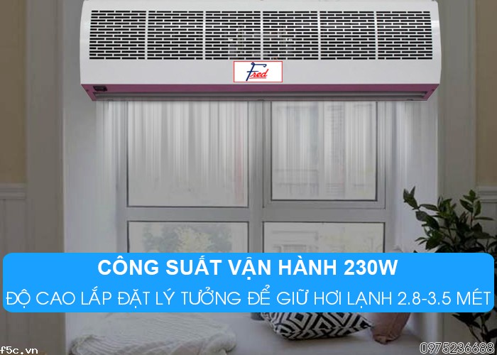 Quạt cắt gió điều hòa có điều khiển Fred Fr 1215