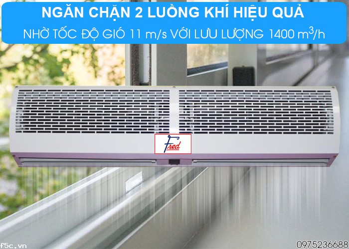 Quạt cắt gió điều hòa có điều khiển Fred Fr 1209