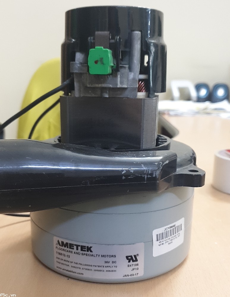 Motor Ametek 36vol 3 tầng cánh cho máy chà sàn liên hợp