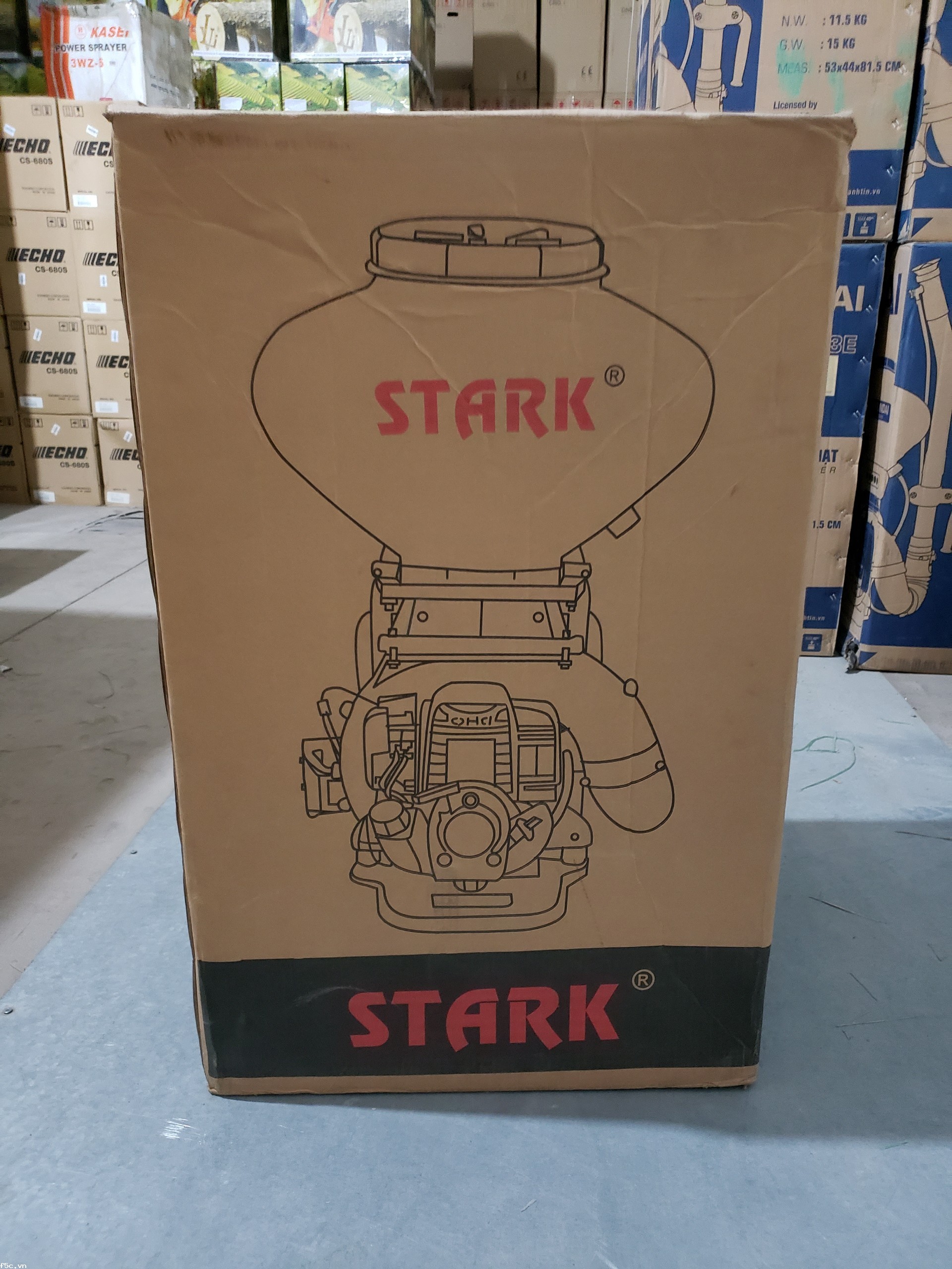 Máy phun thuốc hạt đầu STARK DMC800 (Động cơ Honda)