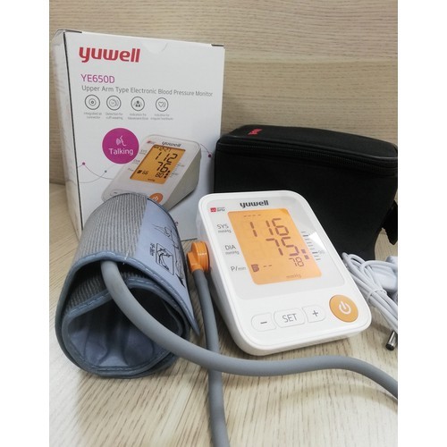 MÁY ĐO HUYẾT ÁP CÓ GIỌNG NÓI BẮP TAY YUWELL YE650D