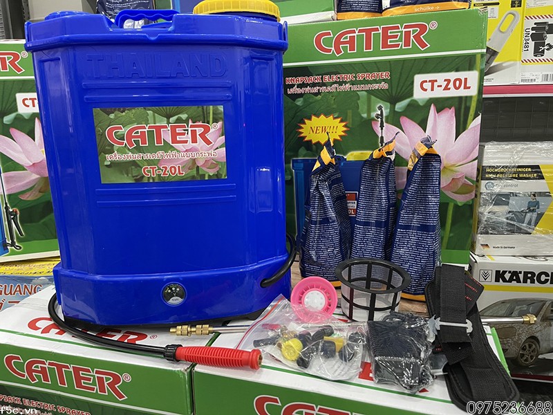 Máy phun thuốc khử trùng Cater CT-20L kèm súng phun Ymasuki Mist Bower F8
