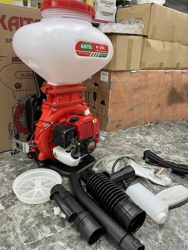 Máy phun thuốc khử trùng 2 thì Kaito K-26L bình xăng dưới