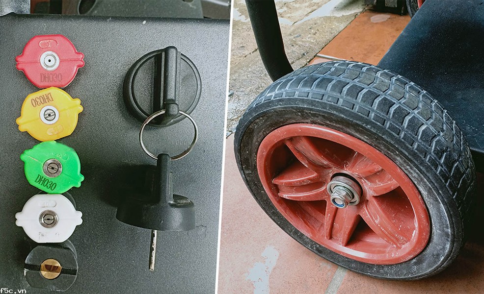 Máy rửa xe cao áp chạy chạy bằng dầu Diesel Projet BT-240