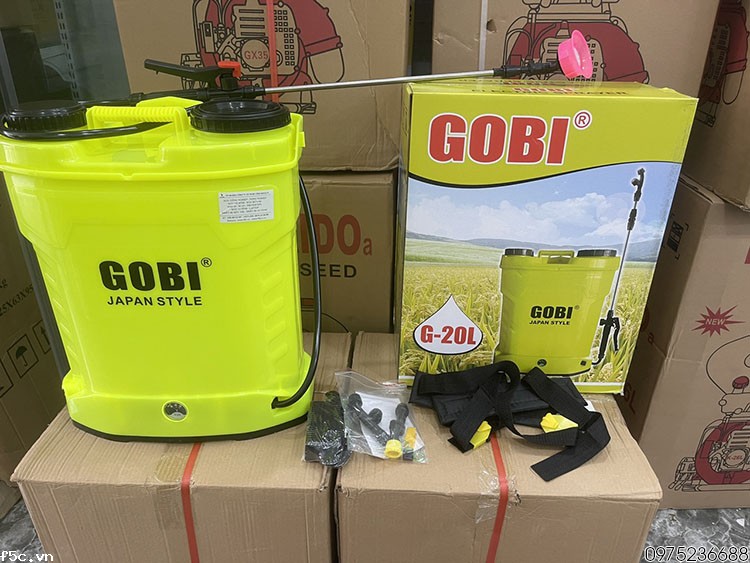 Máy phun thuốc khử khuẩn chạy điện bơm đơn GOBI G-20L