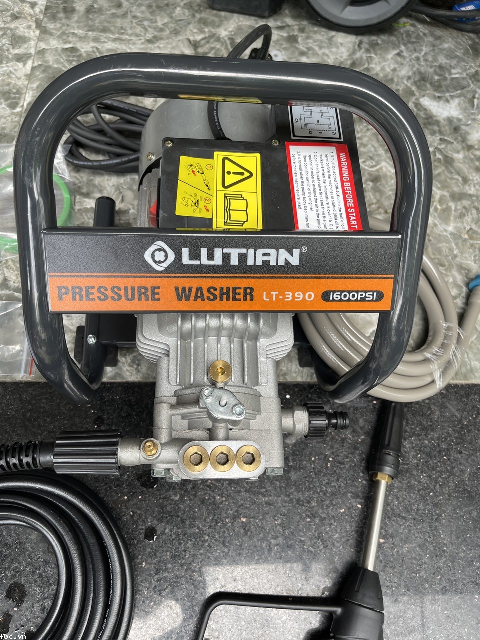 Máy rửa xe chuyên nghiệp 1.8KW LUTIAN LT-390