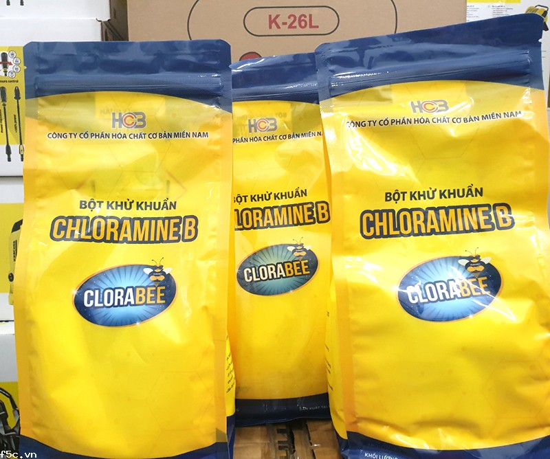BỘT KHỬ TRÙNG DIỆT KHUẨN CHLORAMINE B GÓI 1 KG
