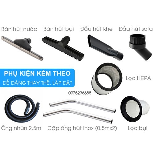 Máy vệ sinh hút nước công nghiệp cao cấp S1/15