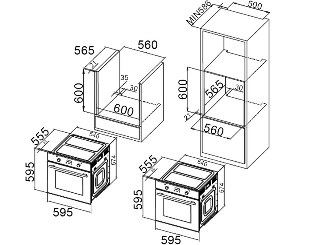 Lò nướng Dann DO-KT68B