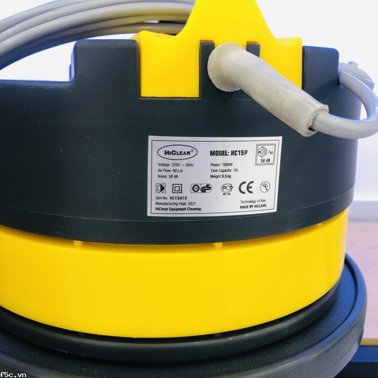Máy hút bụi gia dụng HICLEAN HC15P - thùng nhựa