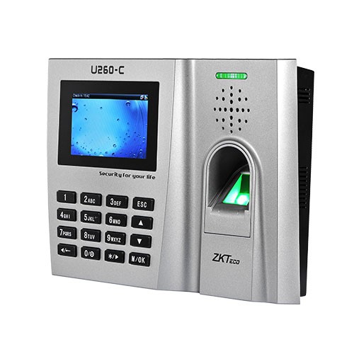 MÁY CHẤM CÔNG VÂN TAY + THẺ CẢM ỨNG ZK TECO U260-C