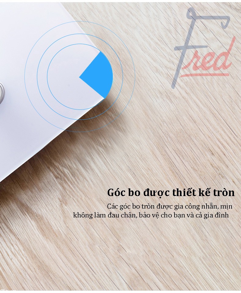 Cân sức khỏe điện tử Fred H15A không dùng pin tự tạo năng lượng