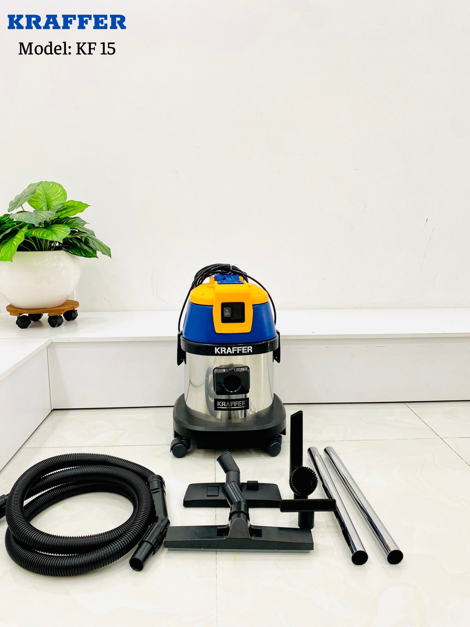 Máy hút bụi công nghiệp KRAFFER KF 15