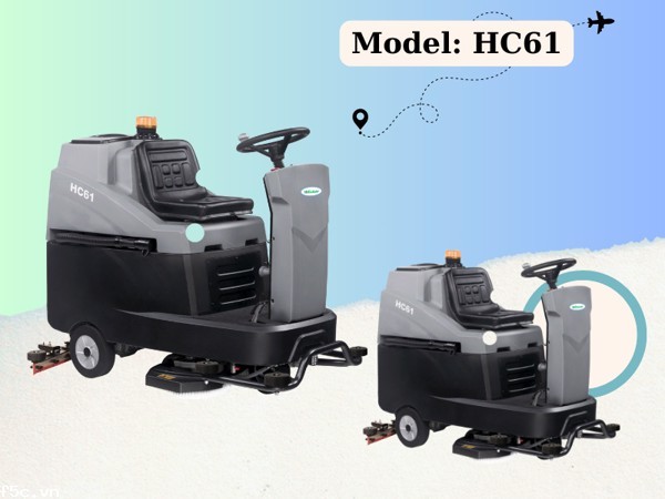 Máy chà sàn liên hợp ngồi lái HiClean HC61