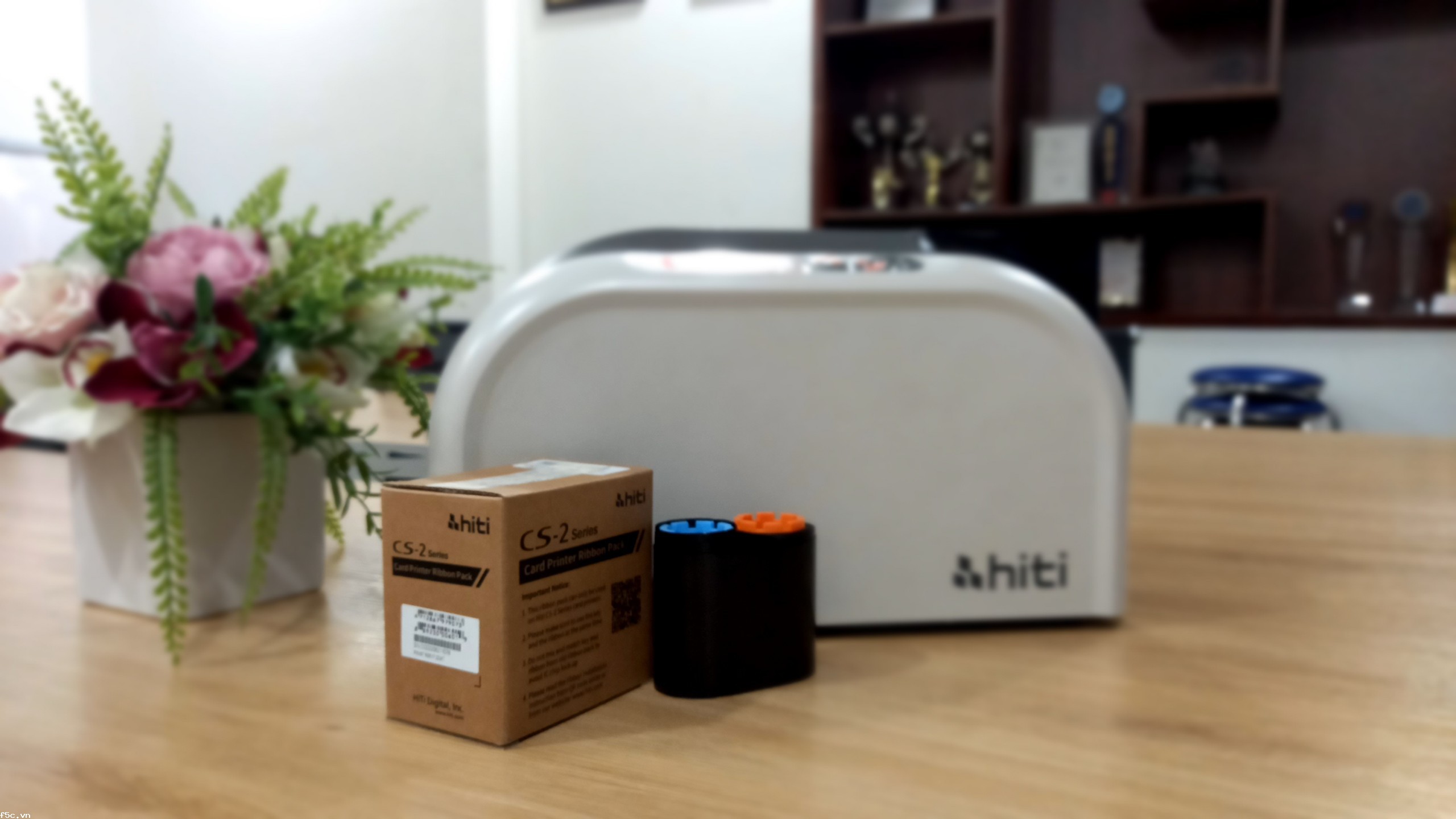Ruy băng mực đen Hiti CS200E YMCKO chính hãng