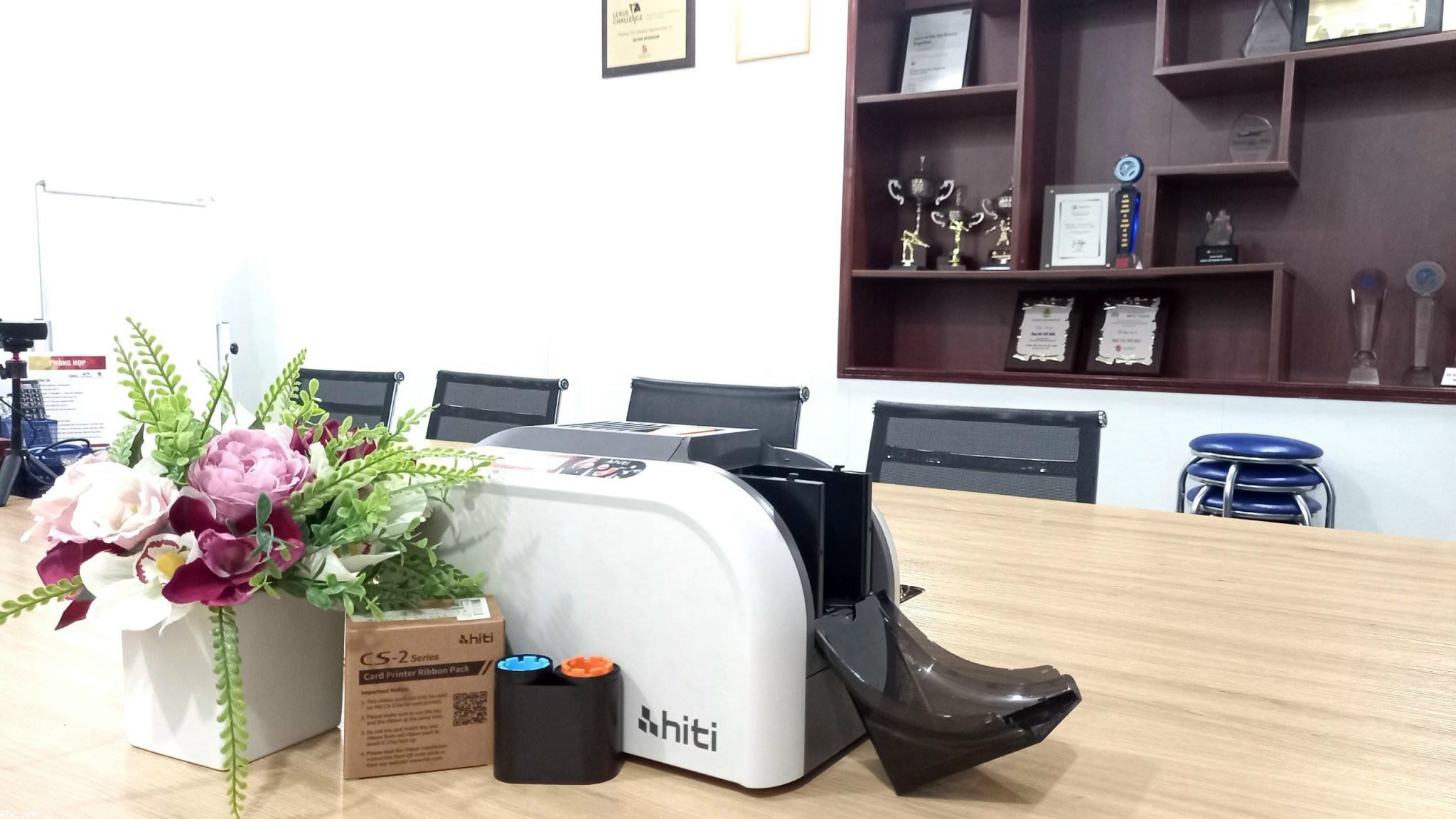 Ruy băng mực đen Hiti CS200E YMCKO chính hãng