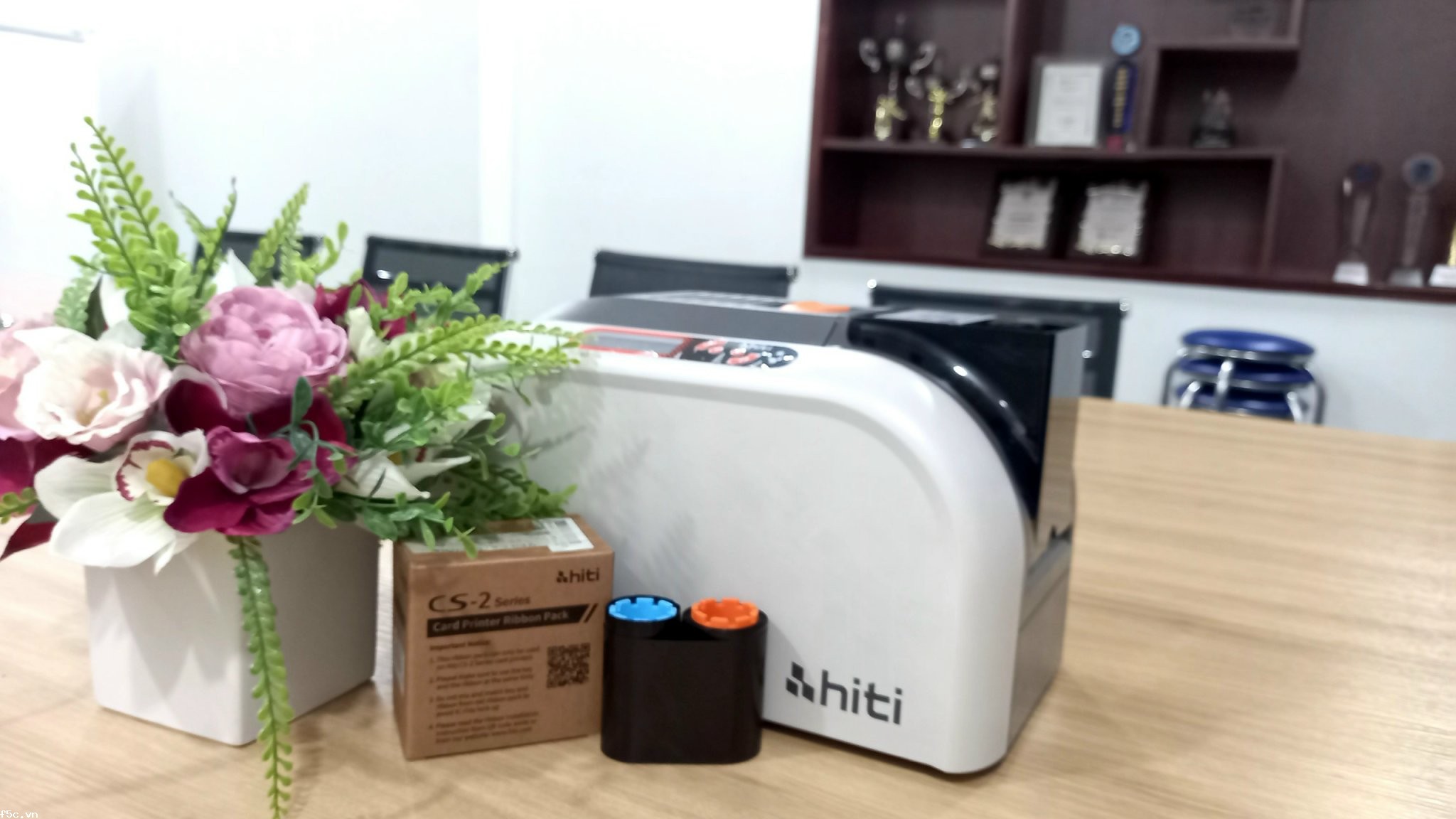 Ruy băng mực đen Hiti CS200E YMCKO chính hãng