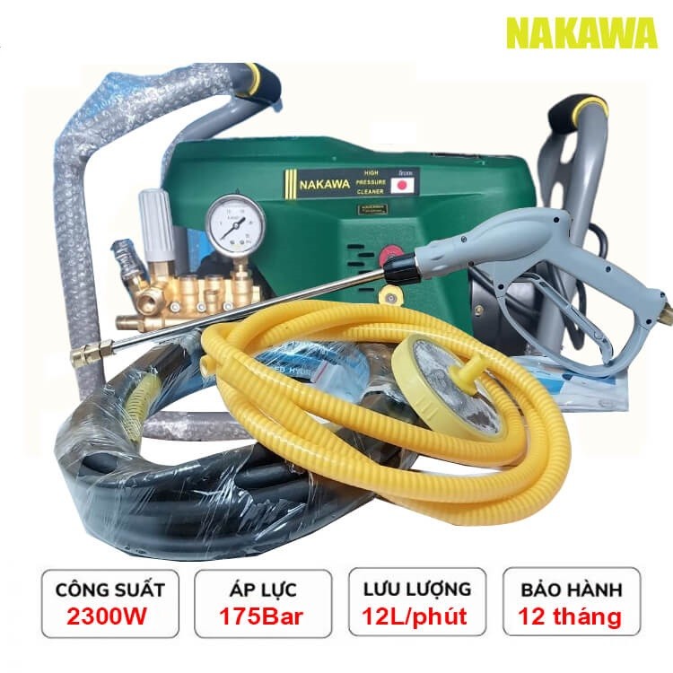 Máy rửa xe áp lực cao Nakawa NK-2300