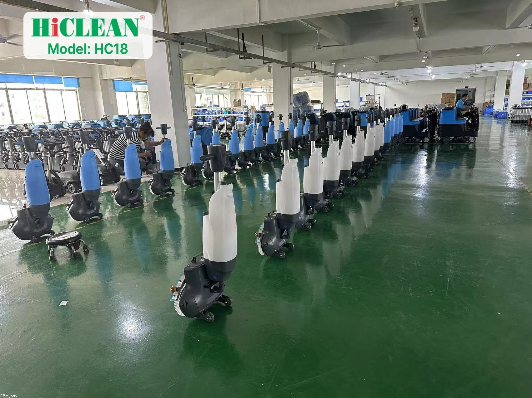 Máy chà sàn liên hợp mini HiClean HC18