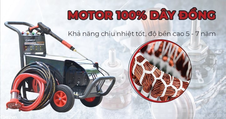 Máy xịt rửa xe cao áp Camry 3600